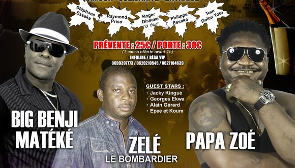 CONCERT PARIS : Jacky Kinguè ; Epée & Koum ; Georges Ekwa ; Alain Gérard...