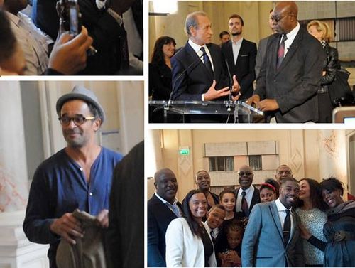 Manu Dibango reçoit la médaille Grand Vermeil de la Ville de Paris